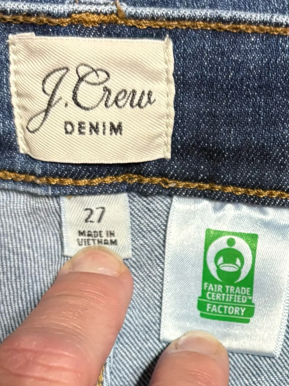 J. Crew Medium Blue Straight-Leg Women's Jeans